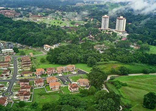 Aerial view of Clayton, Panama City